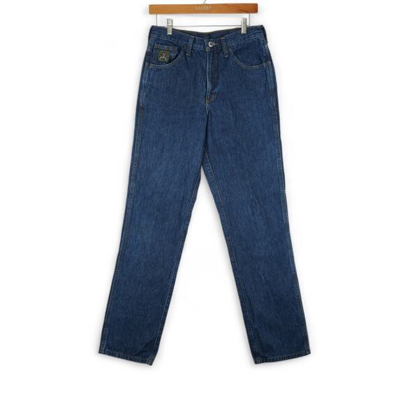 Cinch Jeans Mens 30x34 Blue Relaxed Fit Dark Wash Green Label Western Cowboy - Picture 2 of 13